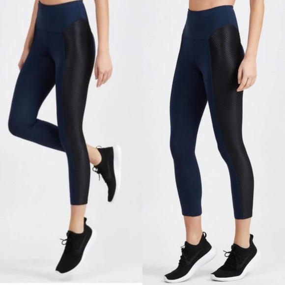 NEW Koral Clementine High Rise Leggings Navy Black - Picture 2 of 13
